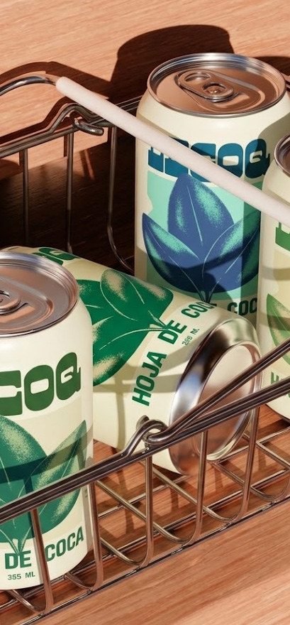 Latas de LECOQ en una canasta